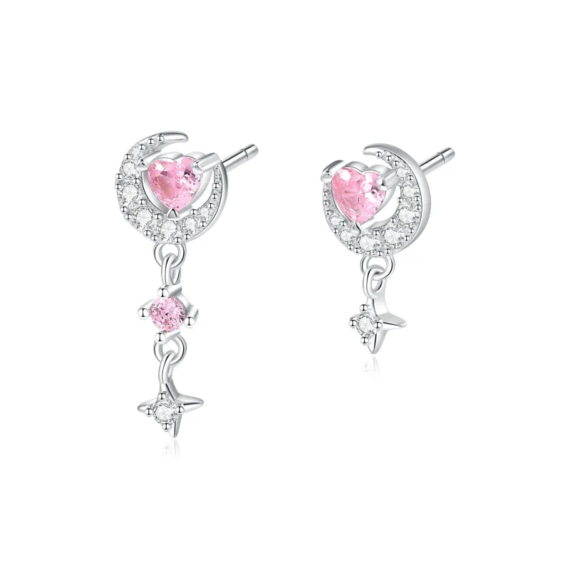 Zbird S 990 Silver Earrings Women's-0