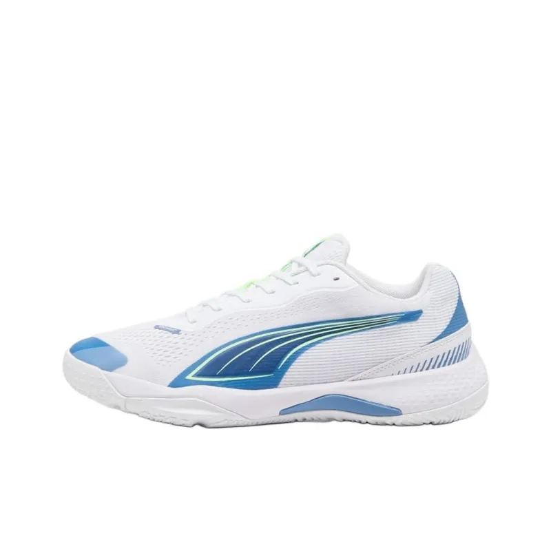 PUMA Solarstrike3 Anti-Slip Wear-Resistant Low-Top Training Shoes Men's White Blue-0