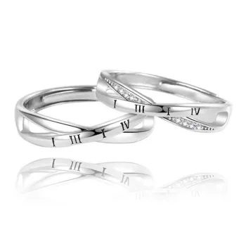 AEMC S999 Fine Silver Rings Unisex