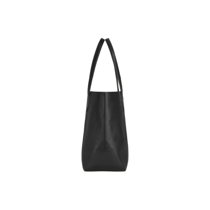 MONTBLANC Cow Leather Tote Bag, Shopping Bag, Handbag Women's Black-2
