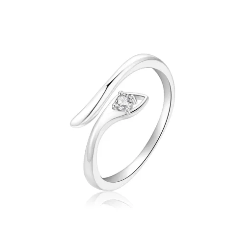 Lao Feng Xiang S925 Silver Rings Women's