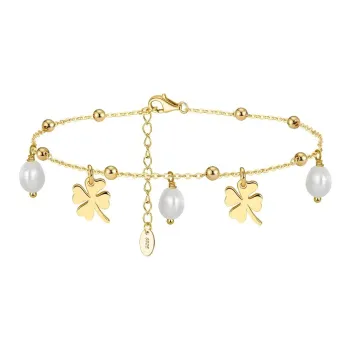 ZHENZHUAOMI Freshwater Pearl Anklets Women's