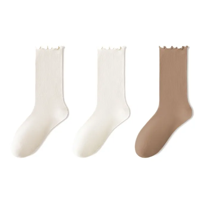 Cotton Gene Mid Calf Socks Women's 3 Pack-8