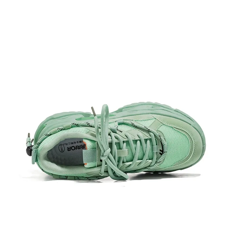 Warrior Low Top Chunky Sneakers Men's Green-3