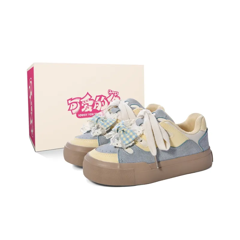 Lovely You Wear resistant And Lightweight Low Top Skateboard Shoes Women's-22