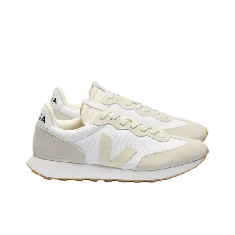 VEJA Rio Branco Low Top Casual Shoes Unisex Ecru-1