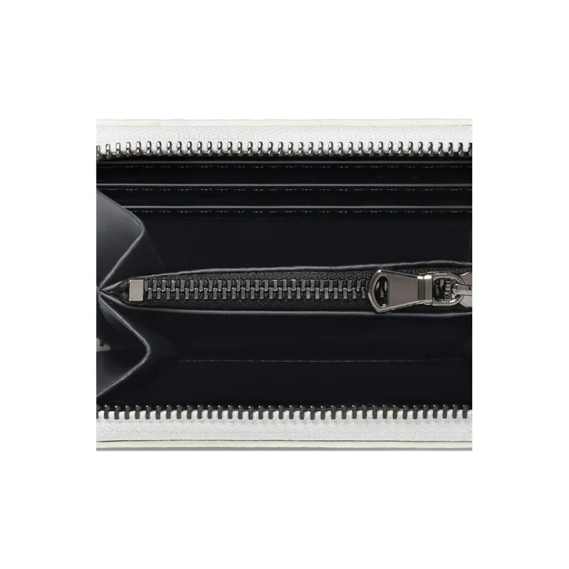 Braccialini PU Coin Purses Wallets Women's White-3