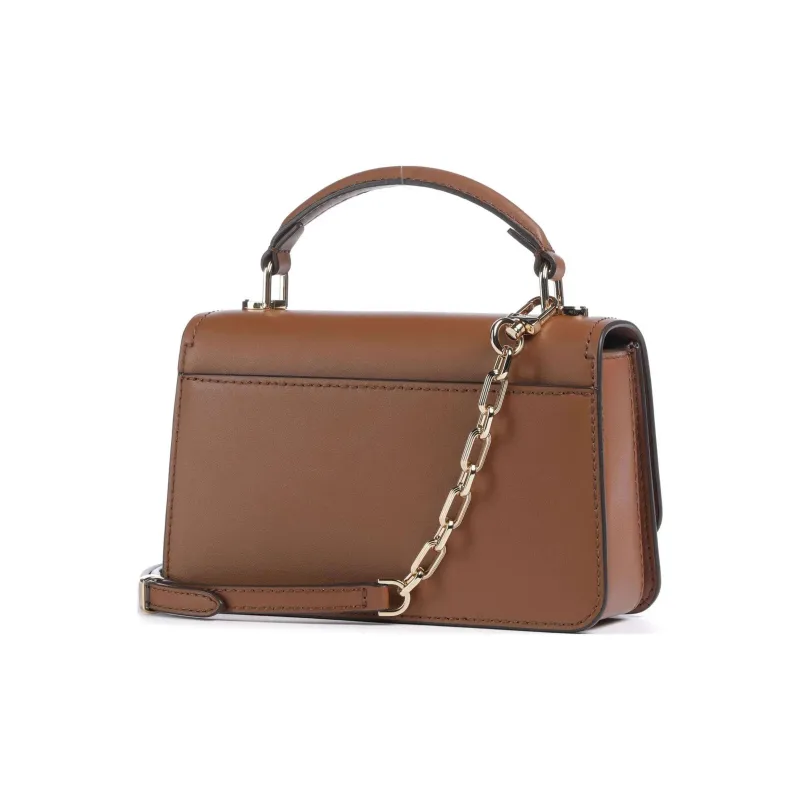 MICHAEL KORS Delancey Leather Shoulder Bag, Crossbody Bag, Handbag Women's Brown-2