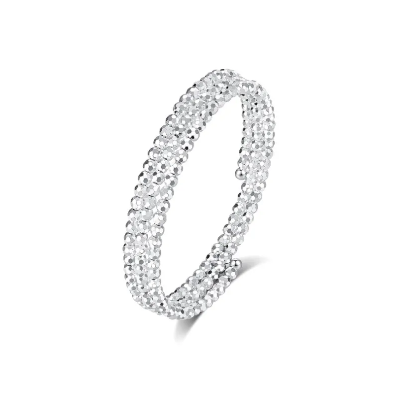 Hui Xuan Charm 999 Fine Silver Bangles Women's-0