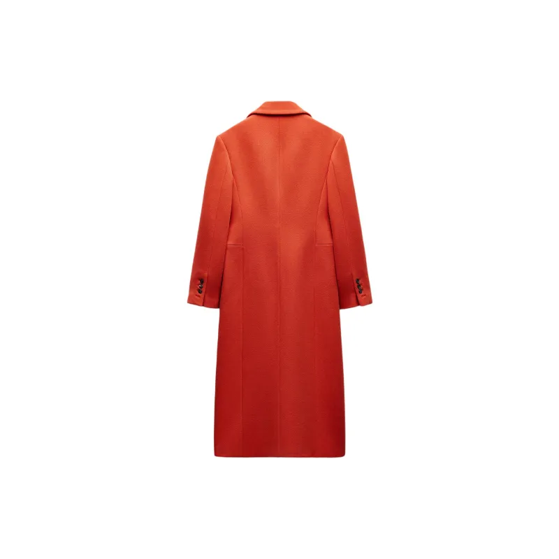 ZARA ZW Series Coats Women's Orange-1
