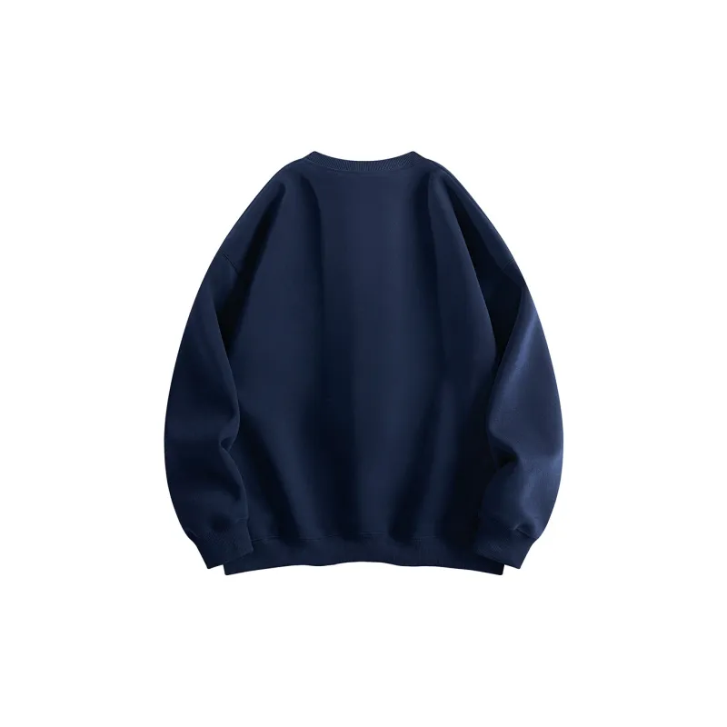 JINBEILE Sweatshirt Unisex White Heather Gray-5