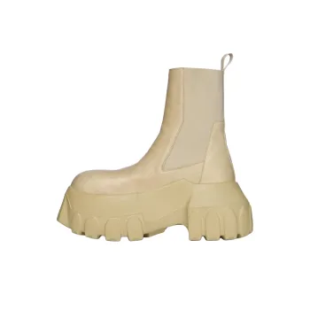 RICK OWENS/RO Hollywoo Short Chelsea Boots Men's Light Yellow