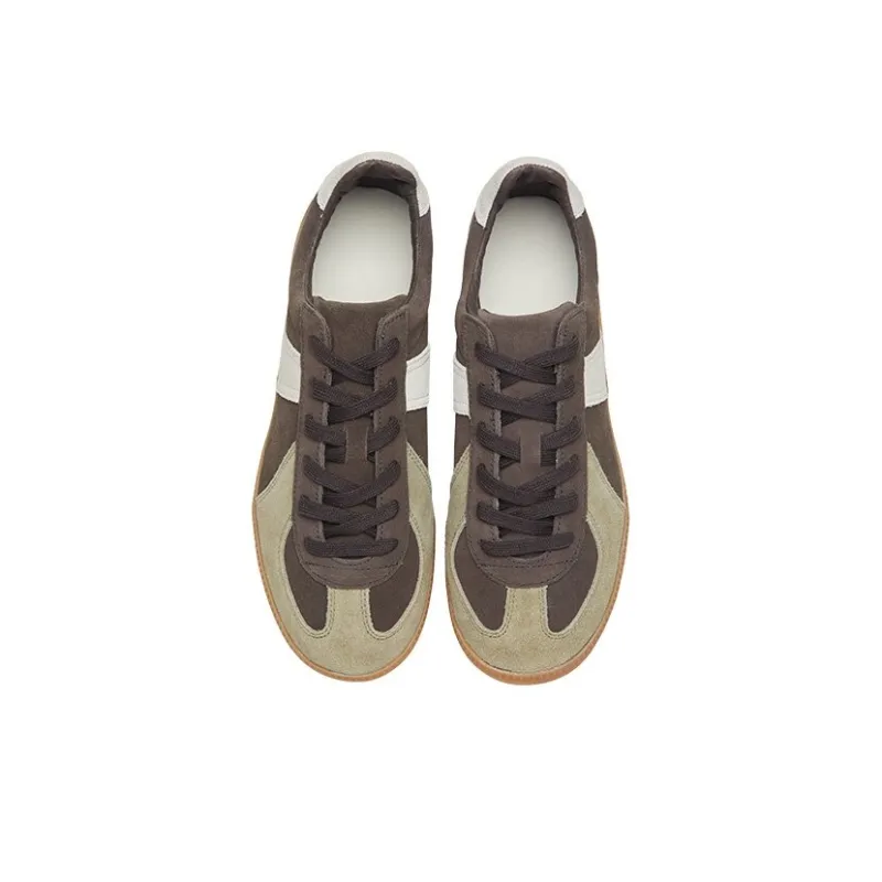 Norman Walsh Breathable Lightweight Low Top Running Shoes Unisex Brown Green-2