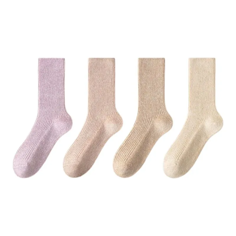 Lan Miao Mid Calf Socks Women's 4 Pack-9