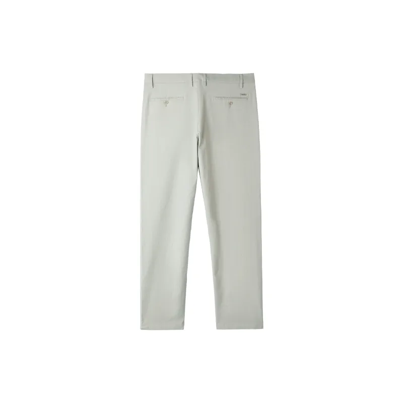 HLA Casual Pants Men's Khaki Pattern-1