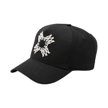 AMIRI Canvas Baseball Caps Unisex Black