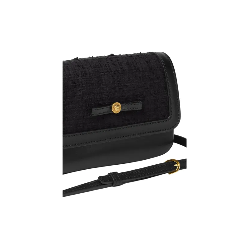 FANSIZHE Gianni Leather Crossbody Bag Shoulder Bag Small Size Kids' Black-2