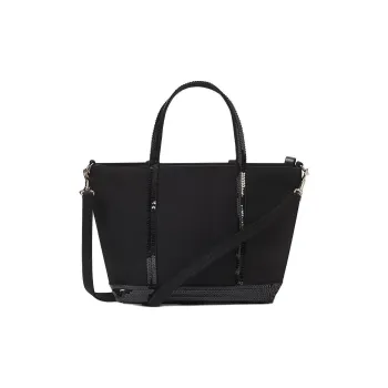 Vanessa Bruno Canvas Tote Bag, Shopping Bag, Canvas Bag, Shoulder Bag, Crossbody Bag, Handbag Extra Small Women's Black