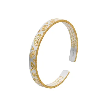 Golden Bliss S999 Sterling Silver Bracelets Women's