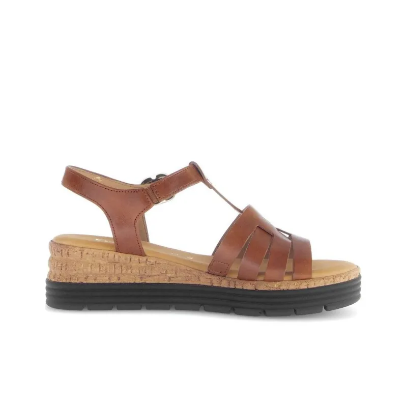 Gabor Comfort Roman Sandals 5cm Women's Brown-1