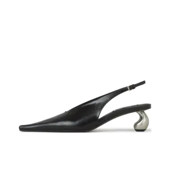 JIL SANDER Irregular Heel High Heels 5.5cm Women's Black