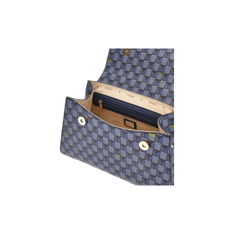 GUESS Artificial Leather Handbag Shoulder Bag Crossbody Bag Mini Women's Blue-3