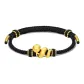 Small Snake Rope Bracelet Black Cord