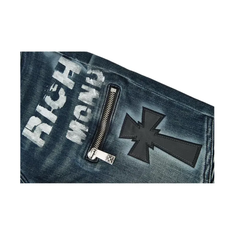 JOHN RICHMOND SS25 Jeans Men's Dark Denim Blue-3