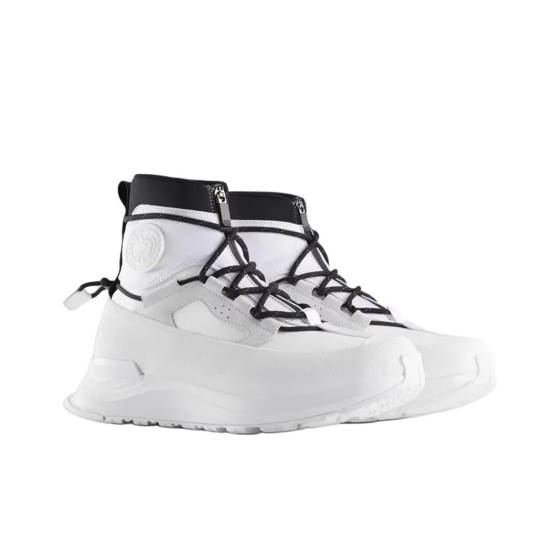 Canada Goose Glacier Trail High Top Casual Shoes Women's White-1