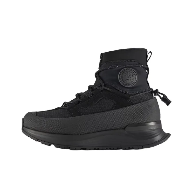 Canada Goose Glacier Trail High Top Casual Shoes Women's Black-0