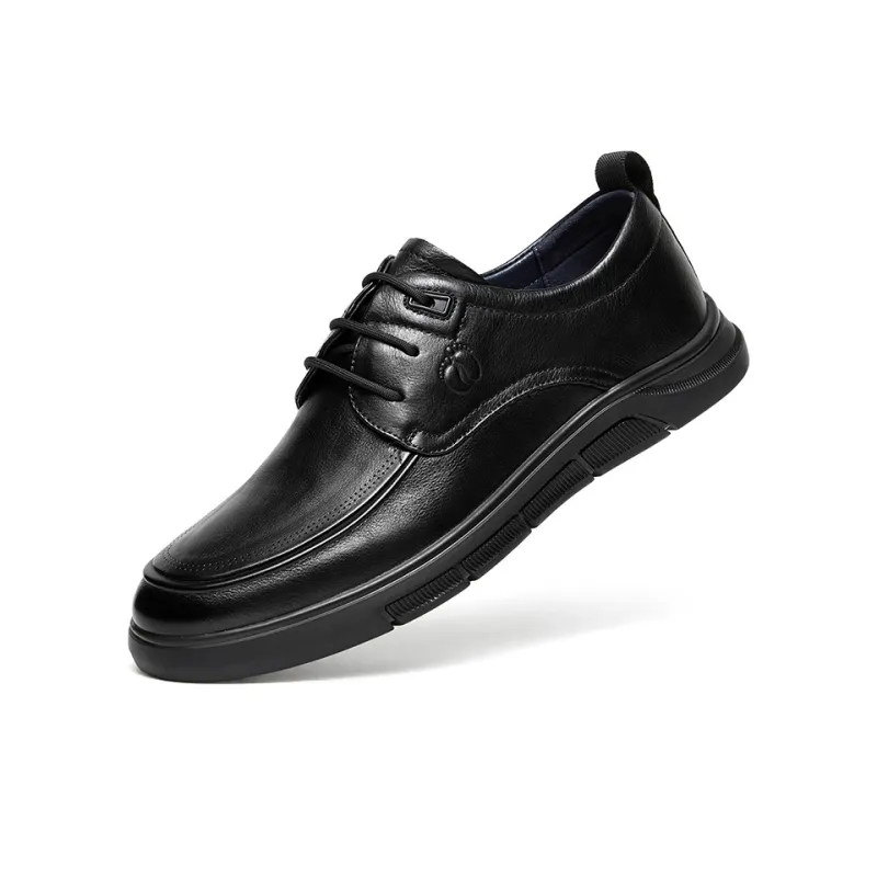 HANG TEN Men's Casual Shoes Men Low Top Black/Light Brown-2