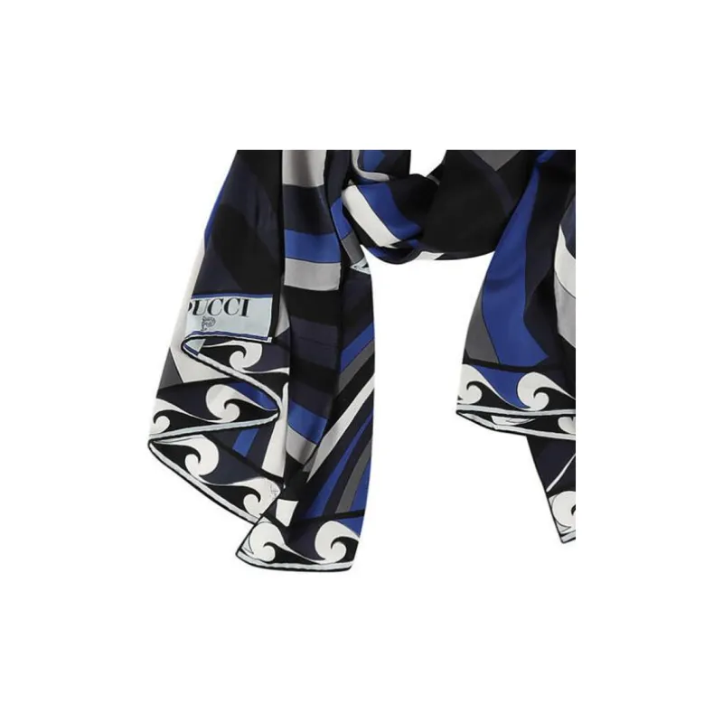 EMILIO PUCCI Iride print Silk Scarf-1