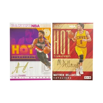 PANINI 2015 16 Allen Crabbe+Matthew Dellavedova Golden Signature Hot Signature Total 2 Pieces Sports Cards 1 Piece