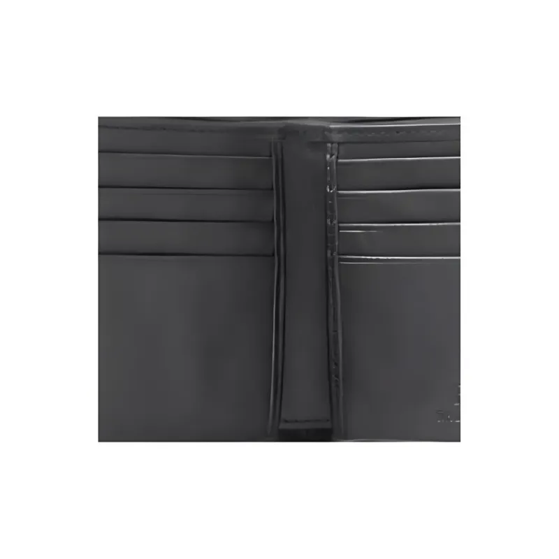 Ralph Lauren Cow Leather Wallet Men's Black-4