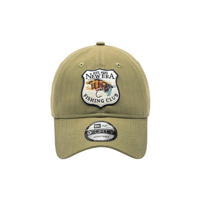 New Era Cotton Baseball Caps Unisex Olive-2