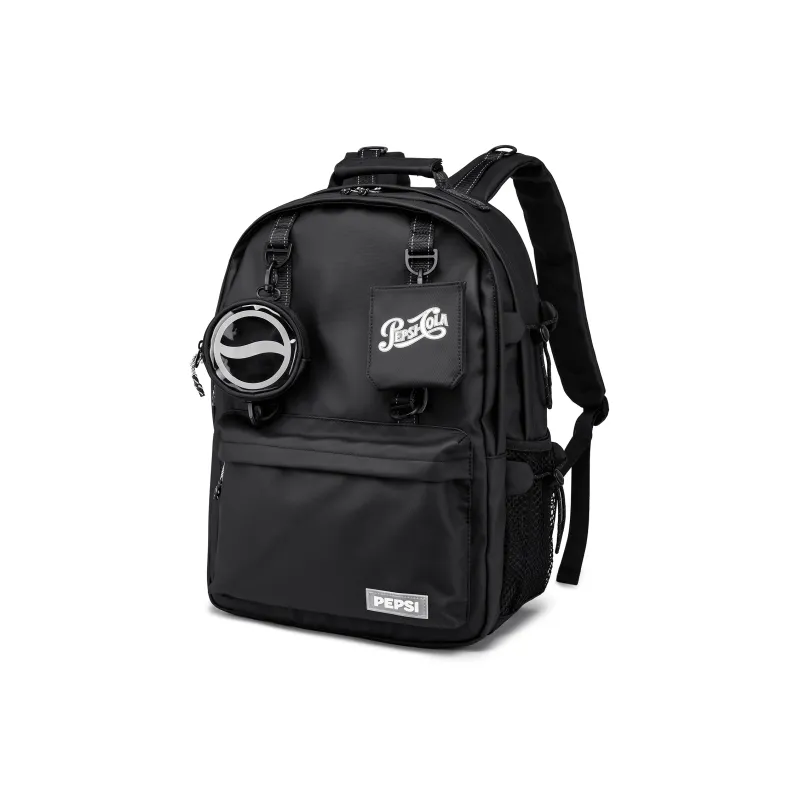 Pepsi Membrana Dermalis Backpack Laptop Bag Large Size Unisex White/Black-7