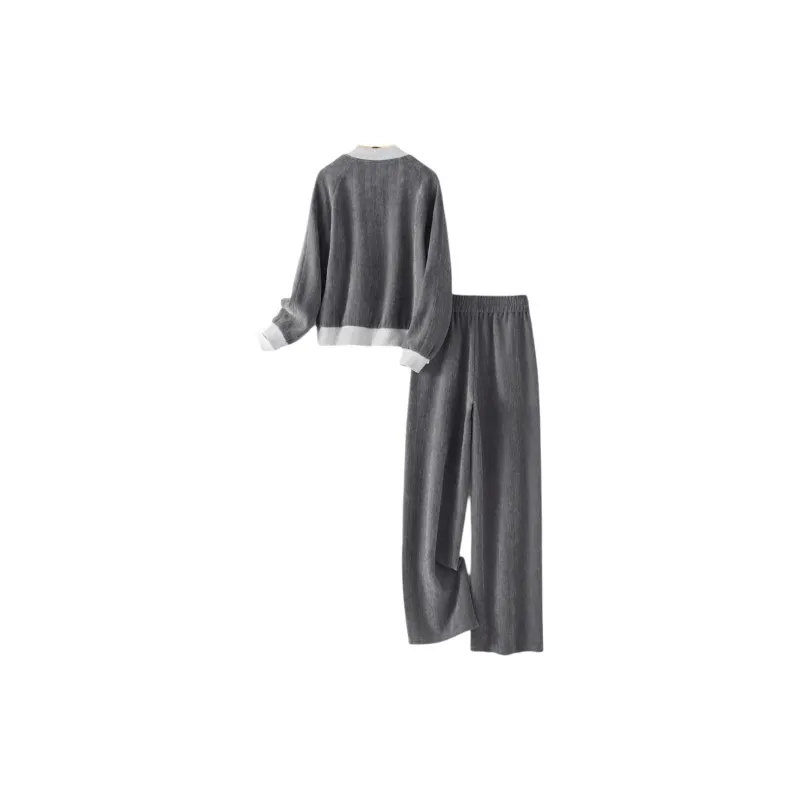 IHIMI Casual Suits Women's Gray-2