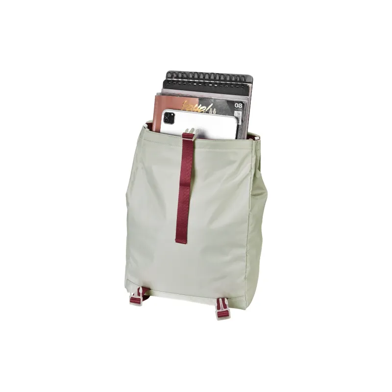 HINY Polyester Student Backpack Regular Unisex Light Gray-7
