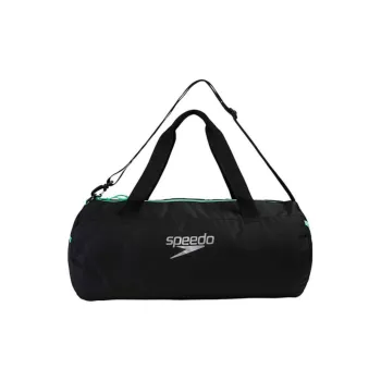 Speedo Polyester Swim Bag Unisex Black & Neon Green