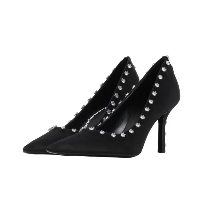 Alexander Wang Slim Heel High Heels Women's Black-1