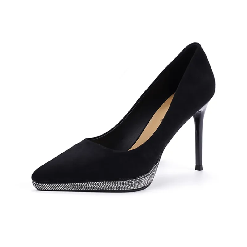 Ainer-cat Slim Heel High Heels 10cm Women's-1