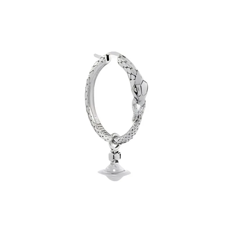 Vivienne Westwood Brass Earrings Unisex Single Vintage Silver-0