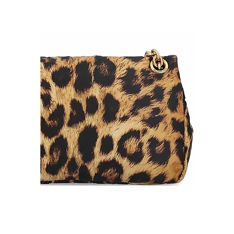 Balenciaga Monaco Mini Leopard Print Shoulder Bag-4