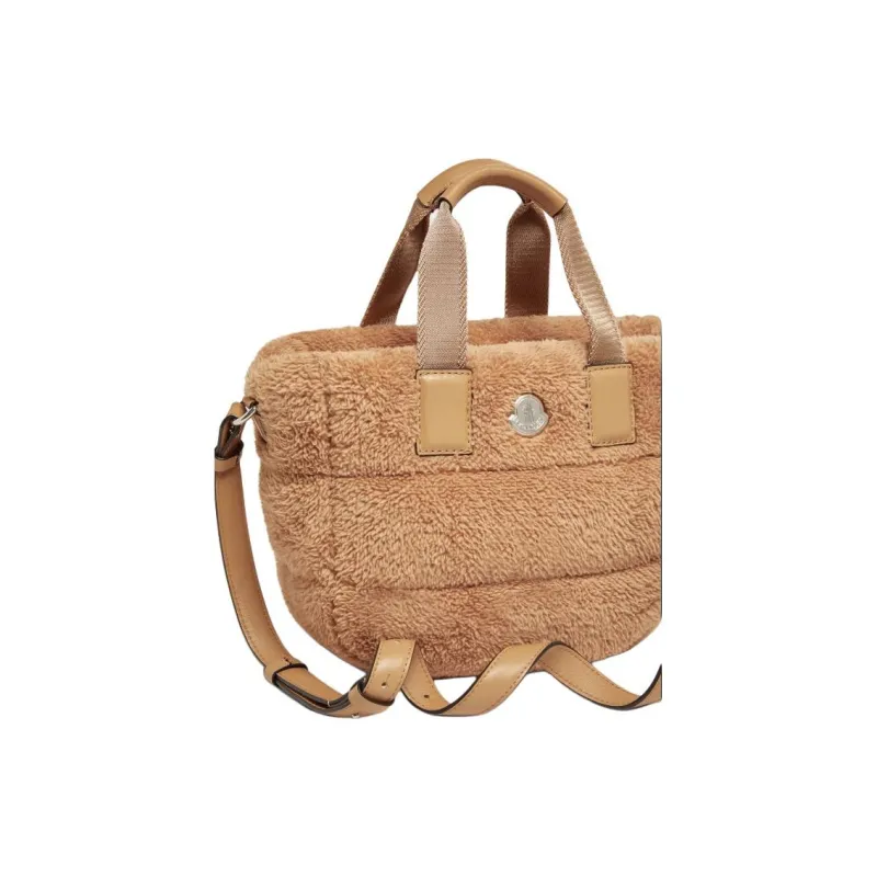 Moncler Nylon Tote Bag Shopping Bag Shoulder Bag Crossbody Bag Handbag Mini Women's Camel-2