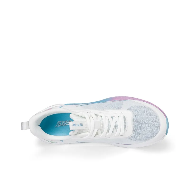 Speed Joy Run Cushioning Anti-Slip And Wear-Resistant Low-Top Carbon Plate Casual Running Shoes Men's White Blue-5