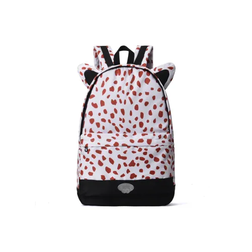 SOOY Polyester Backpack Women's Red White