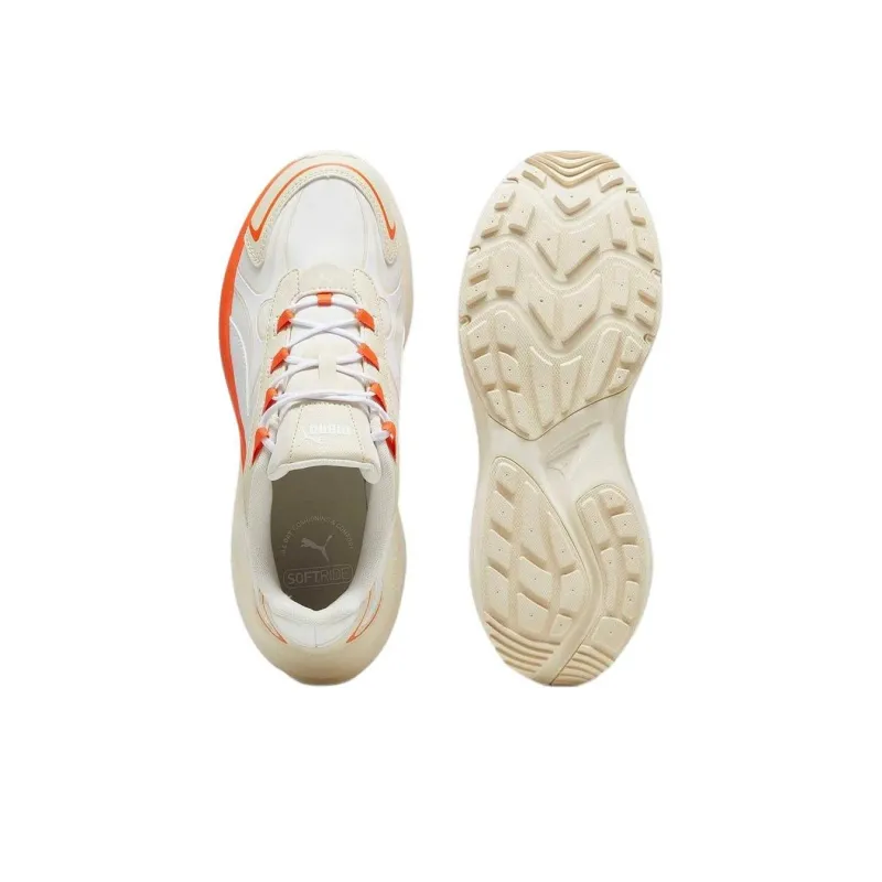 PUMA Hypnotic LS Anti Slip Wear Resistant Low Top Casual Shoes Men's Warm White-3