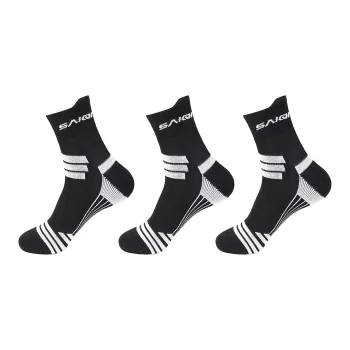 SAIQI Mid Calf Socks Men's 3 Pack