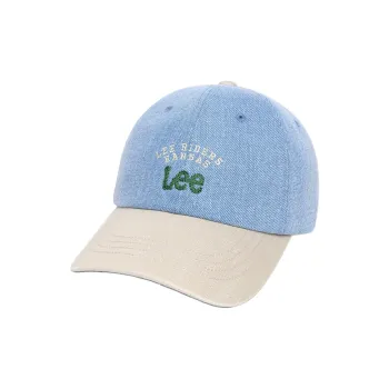 Lee Cotton Fabric Baseball Caps Unisex Blue