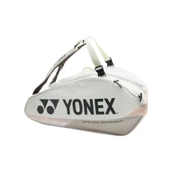 YONEX Badminton Racket Bags Holds 5 Pcs Of Rackets Sports Casual Style Backpack Beach Beige Yellow Unisex